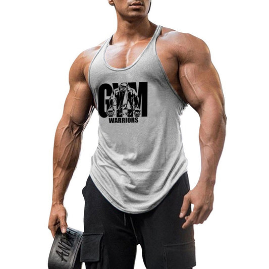 Y Back Gym Printed Shirt