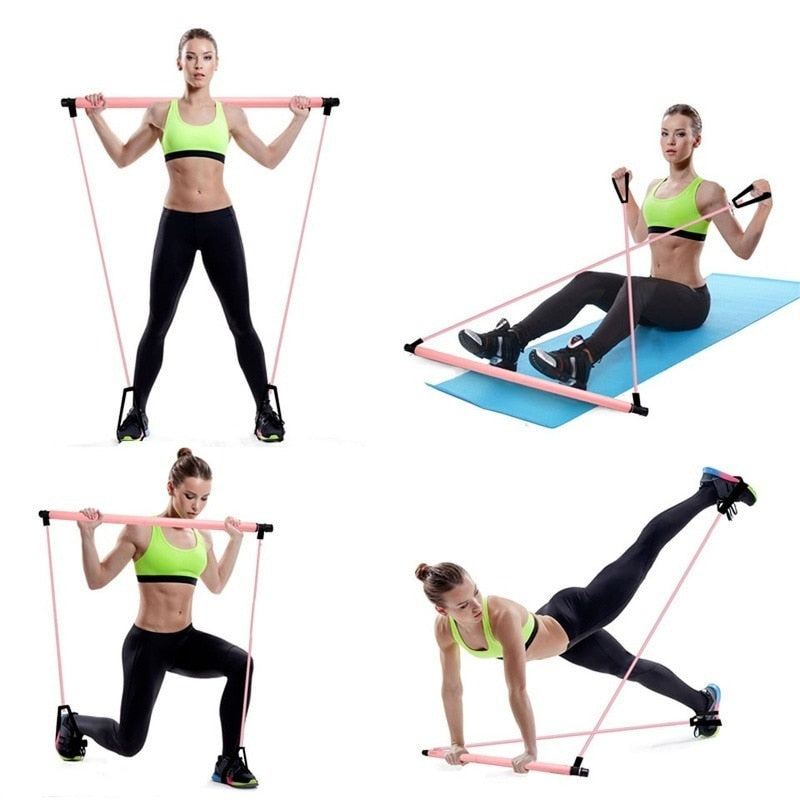 Pilates Bar with Resistance Band