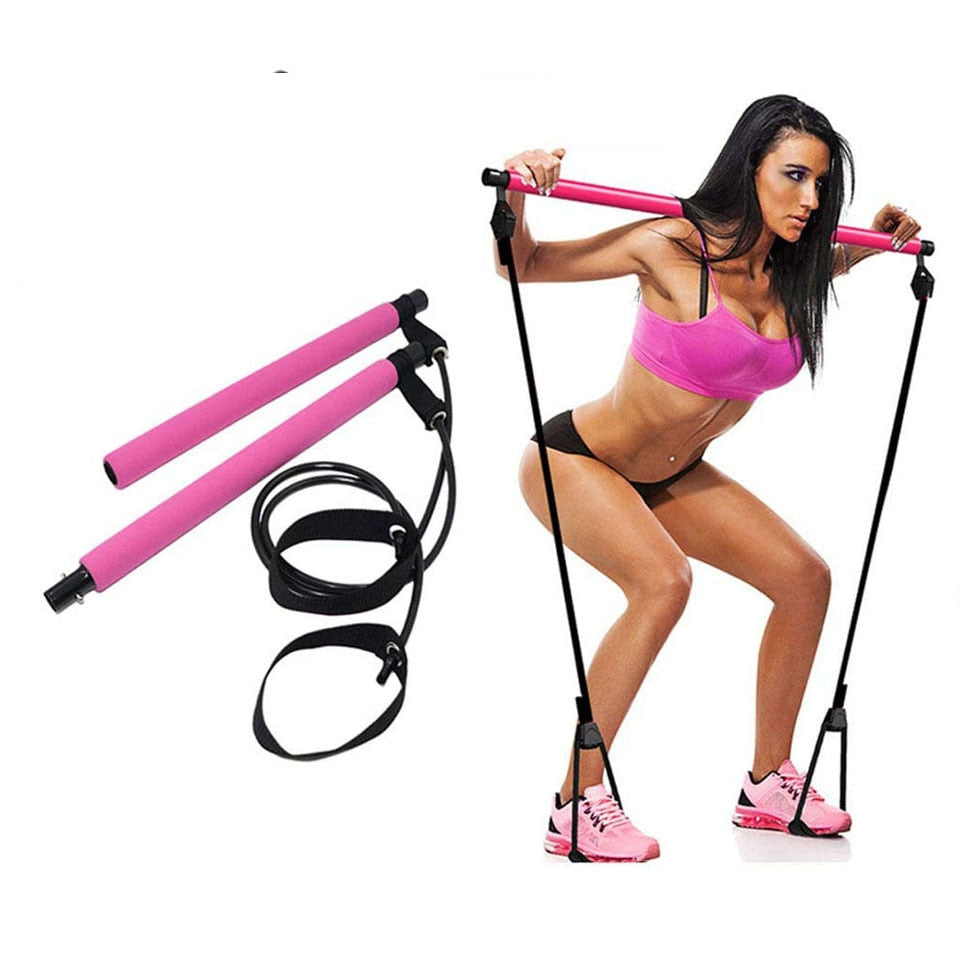 Pilates Bar with Resistance Band